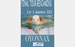 FINAL TOUR BENJAMINS 2023  OYONNAX