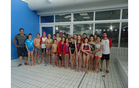 NATATHLON  ETAPE 4  + MEETING DEPARTEMENTAL  4  OYONNAX 31-05-2015